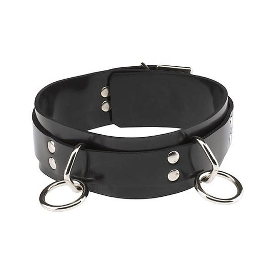Rubberline Locking Bondage Collar by Spartacus Enterprises - Collars and Leads