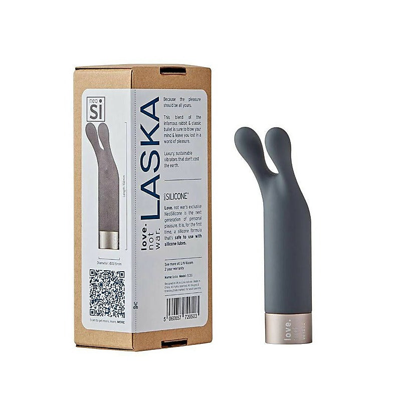 Laska - Eco-Friendly Clitoral Pleasure Wand by Love Not War - Vibrator Accessories