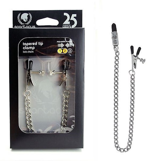 Tapered Broad Tip Nipple Clamps by Spartacus - Nipple and Clit Clamps