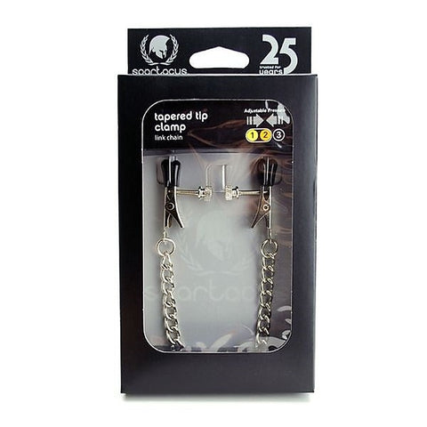 Tapered Broad Tip Nipple Clamps by Spartacus - Nipple and Clit Clamps