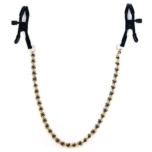 Black Alligator Tip Clamp by Spartacus - Nipple and Clit Clamps