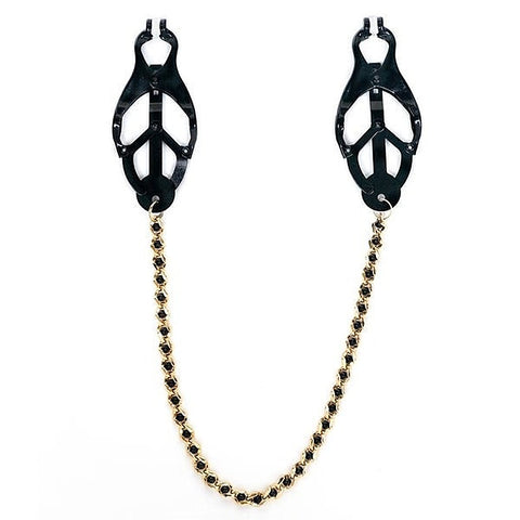 Black Butterfly Clamp by Spartacus Enterprises - Nipple and Clit Clamps