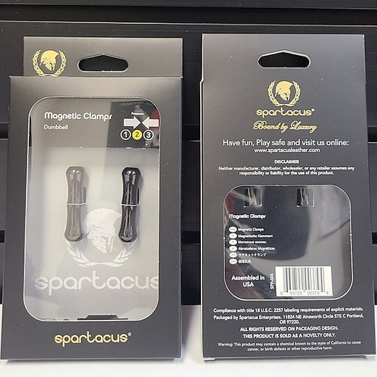Magnetic Clit or Tit Clamps Dumbbell - Nipple and Clit Clamps