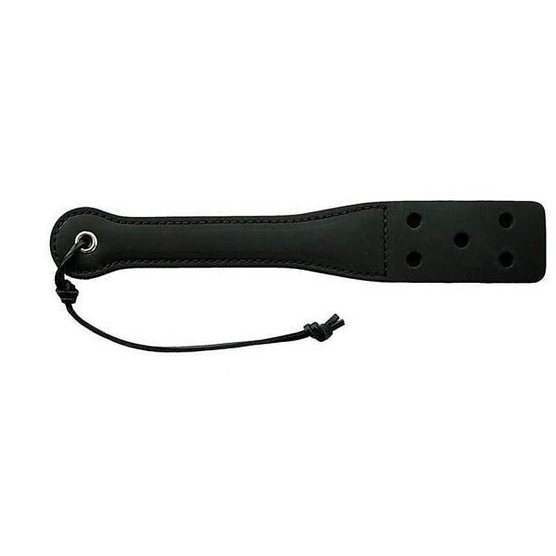 Premium 12-inch Black Latigo Leather Slapper - Paddles And Slappers