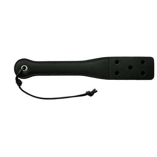 12-inch Black Latigo Leather Slapper - Paddles And Slappers