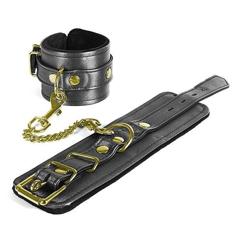 Galaxy Legend Velvety Leather Wrist Cuffs - Cuffs and Restraints