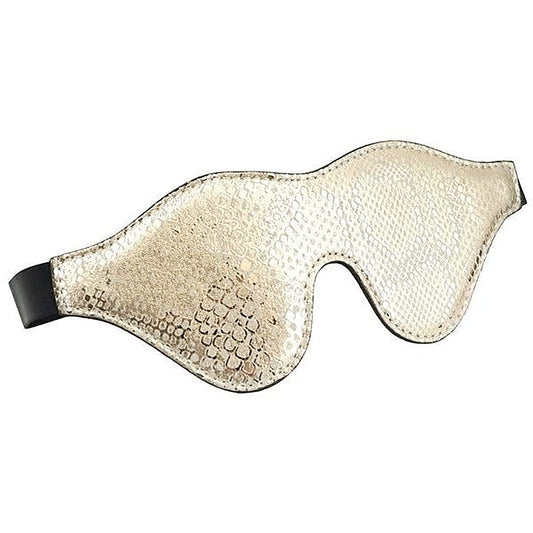 White Snake Luxury Blindfold by Spartacus Enterprises - Masks And Blindfolds