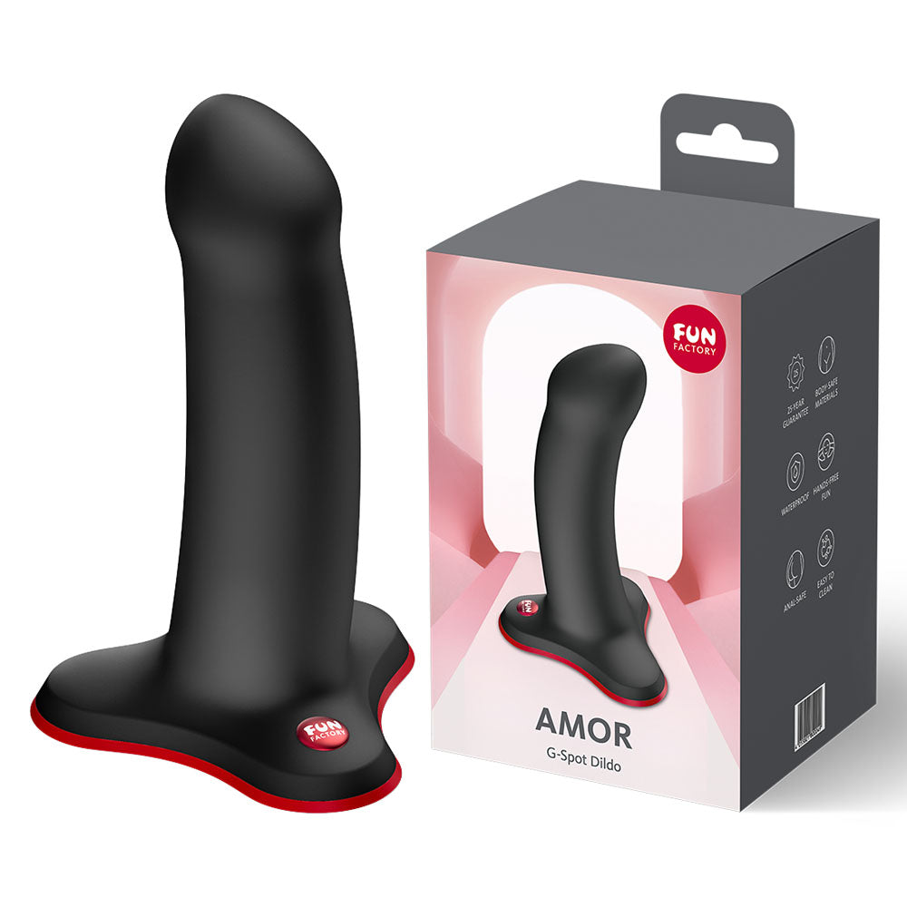 Fun Factory AMOR Suction Base Non Realistic Dildo - - Non-Realistic Dildos