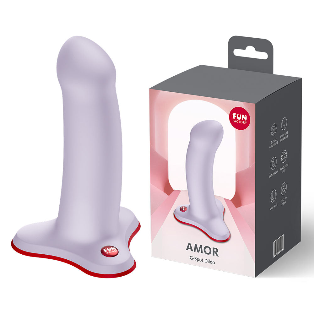 Fun Factory AMOR Suction Base Non Realistic Dildo - - Non-Realistic Dildos