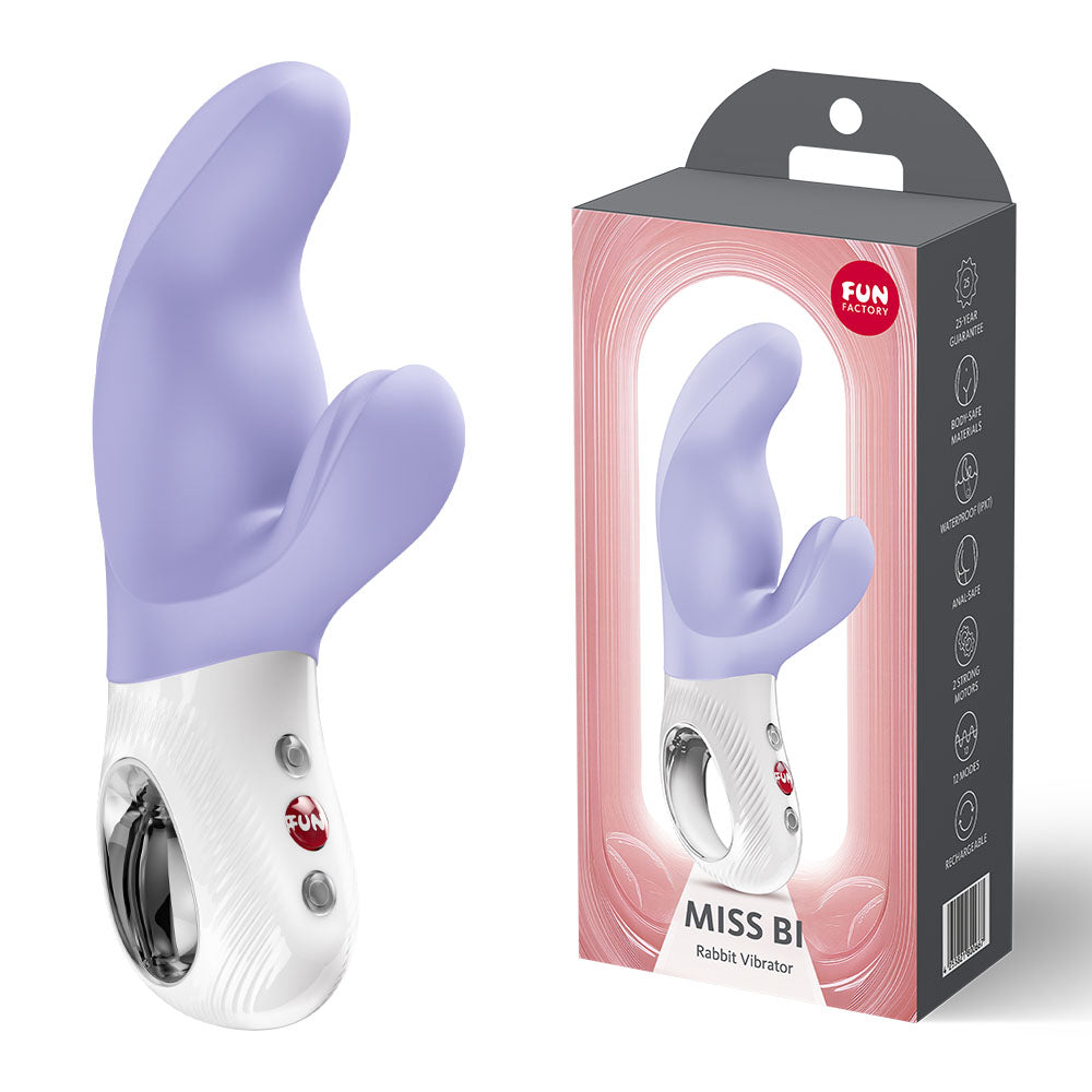 Fun Factory MISS BI Rechargeable Rabbit Massager - - Rabbit Vibrators