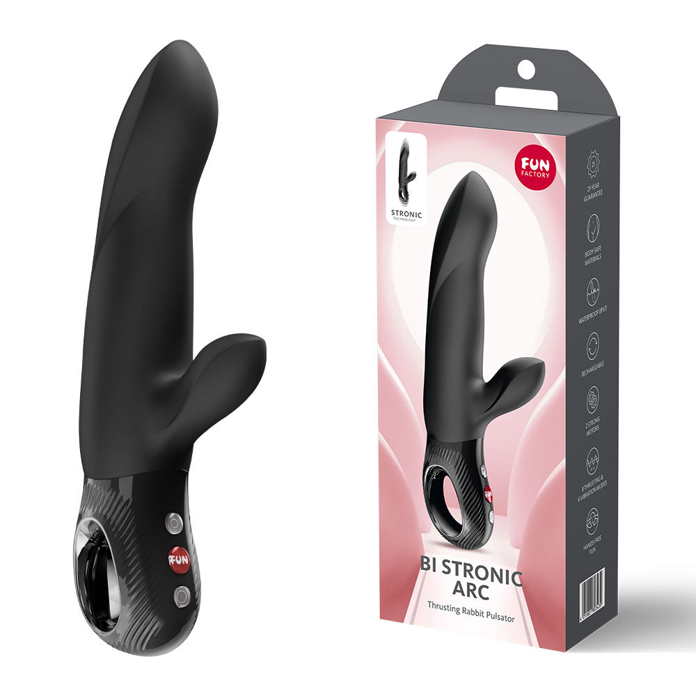 Fun Factory BI STRONIC ARC Thrusting Rabbit Vibrator - - Rabbit Vibrators