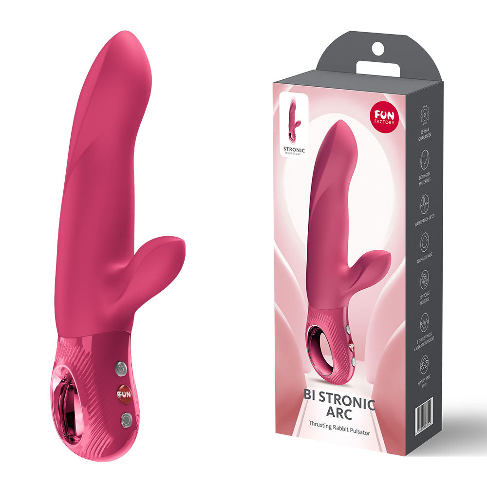 Fun Factory BI STRONIC ARC Thrusting Rabbit Vibrator - - Rabbit Vibrators