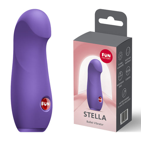 Fun Factory STELLA Silicone Vibrating Bullet Massager - Bullet Vibrators