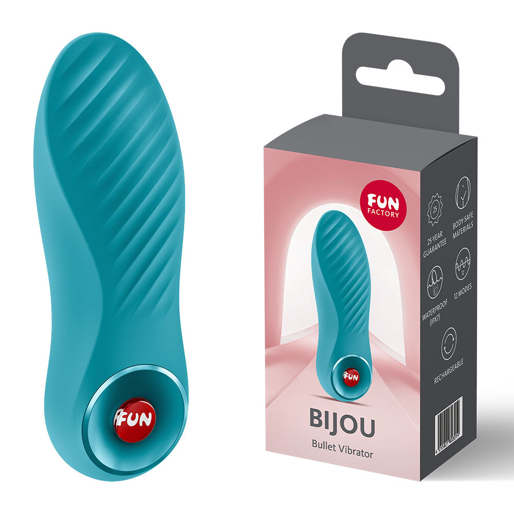 Fun Factory BIJOU USB-C Rechargeable Bullet Stimulator - - Bullet Vibrators