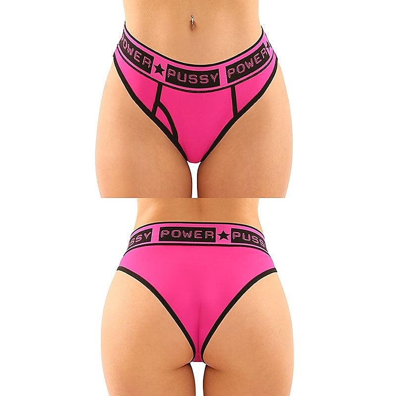 Pussy Power Brief & Thong by Fantasy Lingerie - Bras and Bra Sets