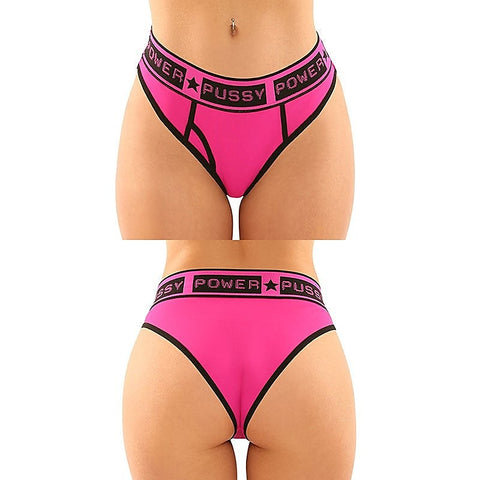 Pussy Power Brief & Thong by Fantasy Lingerie - Bras and Bra Sets