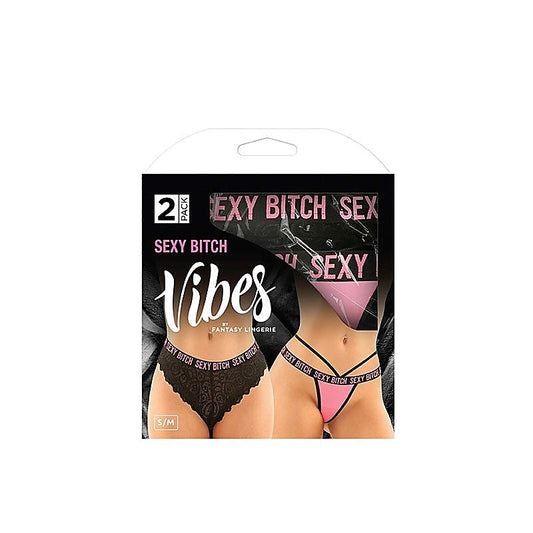 Sexy Bitch Brief & Thong by Fantasy Lingerie - G-Strings, Panties and Shorts