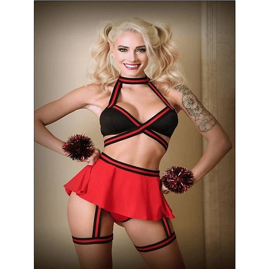 Play #Squadgoals Cheerleader Costume Set by Fantasy Lingerie - Fancy Dress Ups