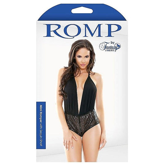 Sparkling Sequin Romper by Fantasy Lingerie - Babydolls and Chemises