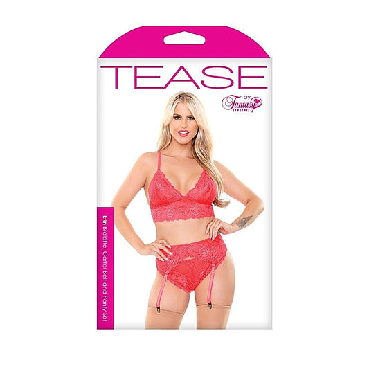 Tease Erin Floral Lace Bralette Set by Fantasy Lingerie - Bras and Bra Sets