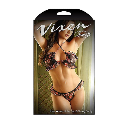 VIXEN HEAT WAVES Bralette & Panty by Fantasy Lingerie - Bras and Bra Sets