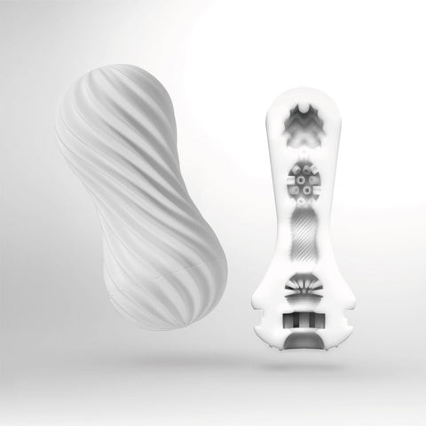 Tenga Flex Male Masturbator with Twistable Spiral Casing - Masturbators and Strokers