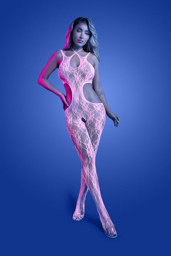 Fantasy Lingerie GLOW Equilibrium Womens Bodystocking OS - Body Stockings