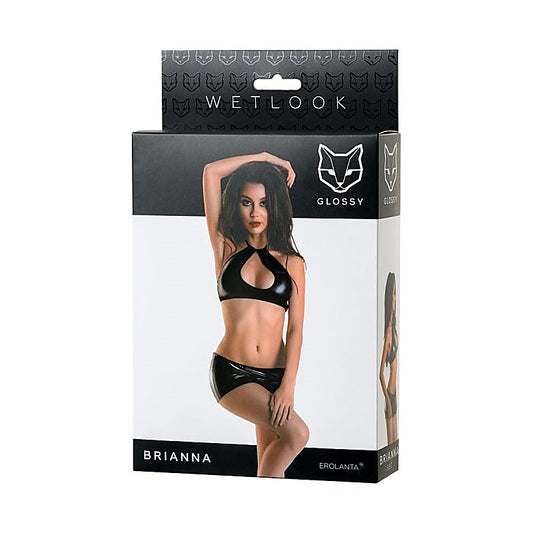 Glossy Brianna Wetlook Lingerie Set by ToyFa - Bras and Bra Sets