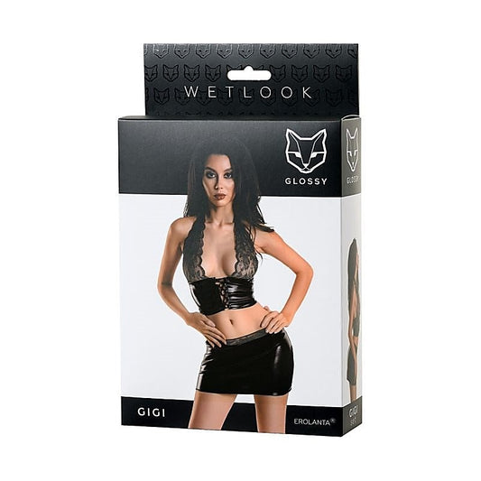 Glossy Gigi Wetlook Set by ToyFa - Bras and Bra Sets