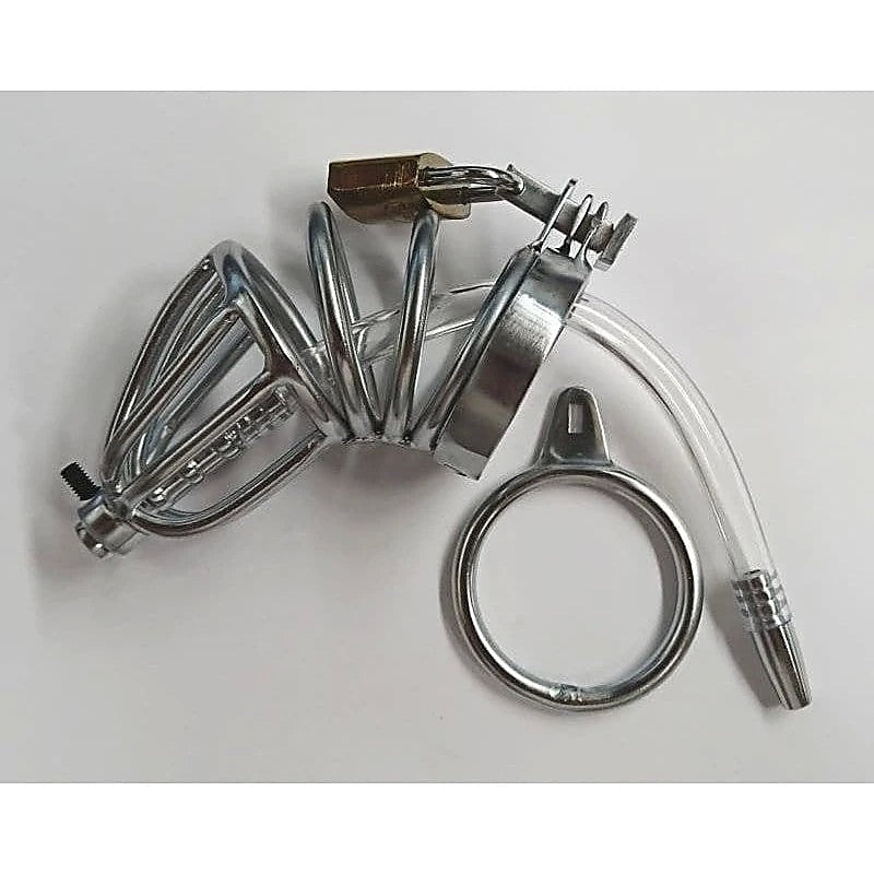 Chastity Device For Male & Urethral Tube by BDStyle - Male Chastity