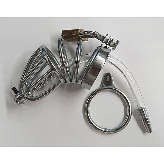 Chastity Device For Male & Urethral Tube by BDStyle - Male Chastity