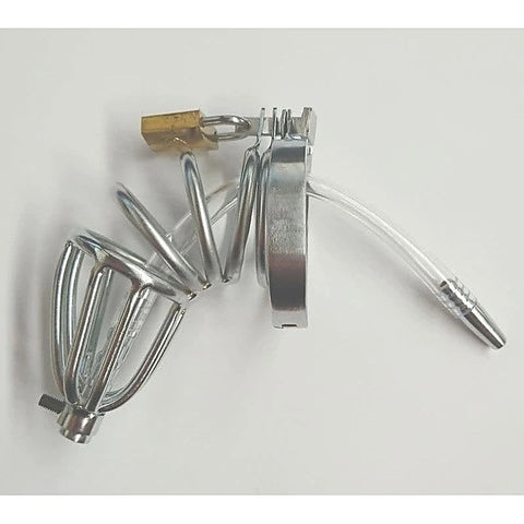 Chastity Device For Male & Urethral Tube by BDStyle - Male Chastity