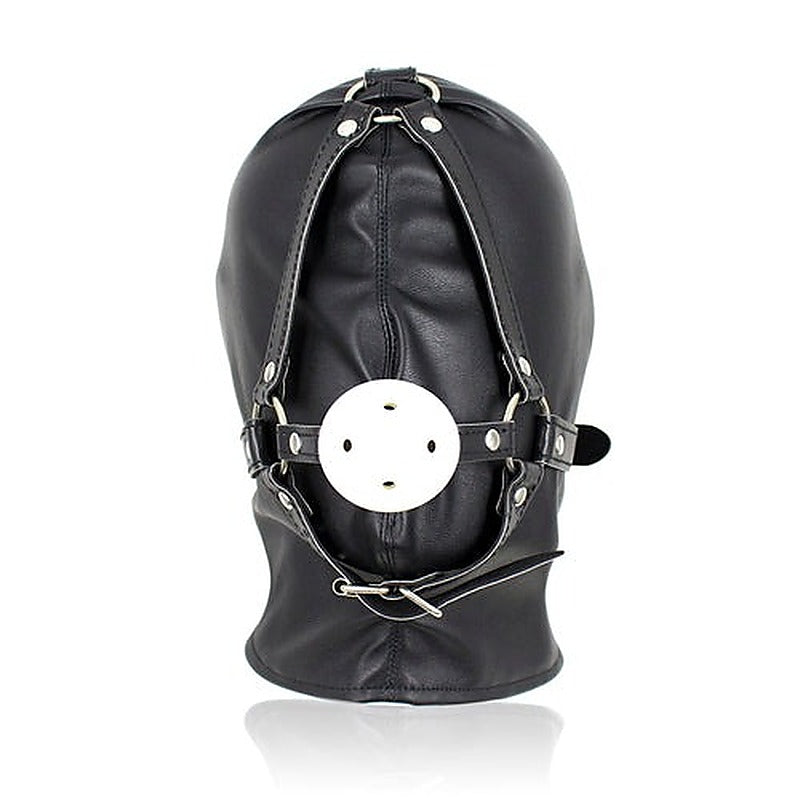 Full Head Hood With Mouth Gag by BDStyle - Bondage Gags and Bits