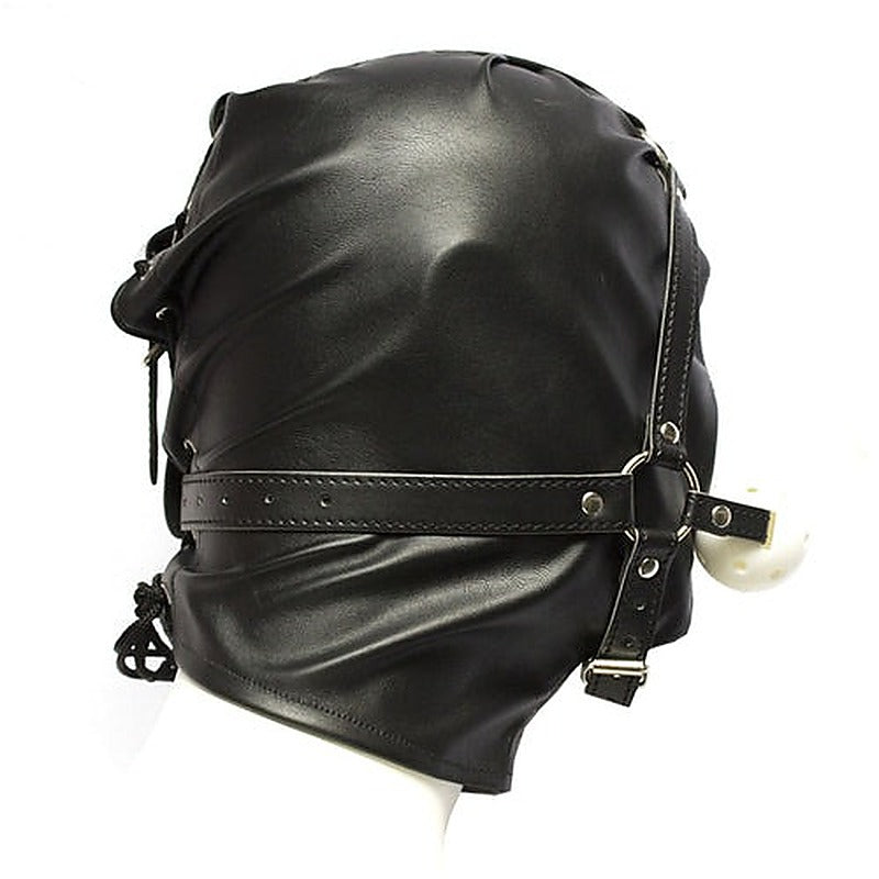 Full Head Hood With Mouth Gag by BDStyle - Bondage Gags and Bits