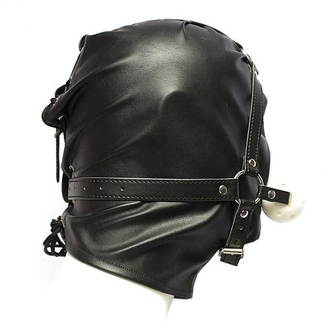 Full Head Hood With Mouth Gag by BDStyle - Bondage Gags and Bits