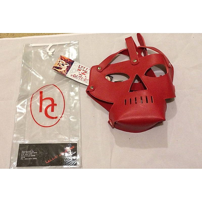 Fort Troff Leather Hood by Hell's Couture - Bondage Hoods