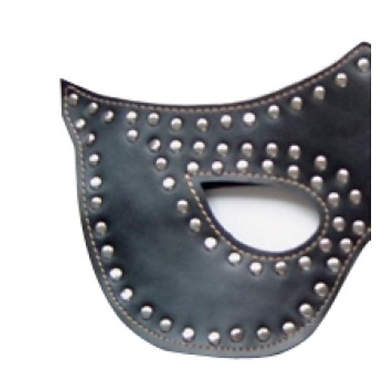 Turn Me On Feline Mask Studded by Hell's Couture - Fancy Dress Ups