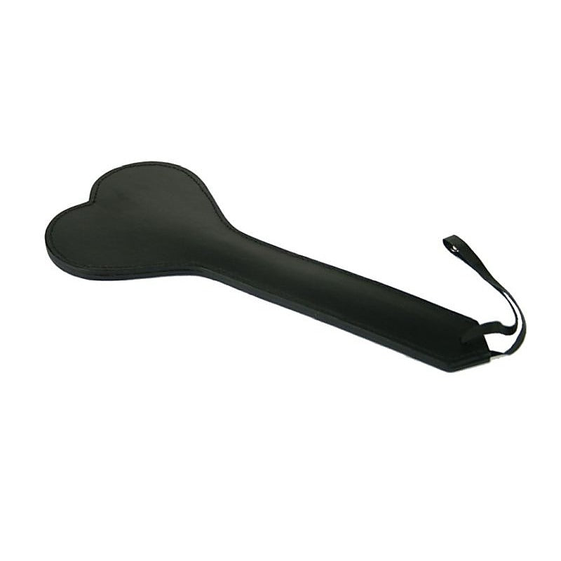 Rimba Heart Discipline Paddle by Hell's Couture - Paddles And Slappers