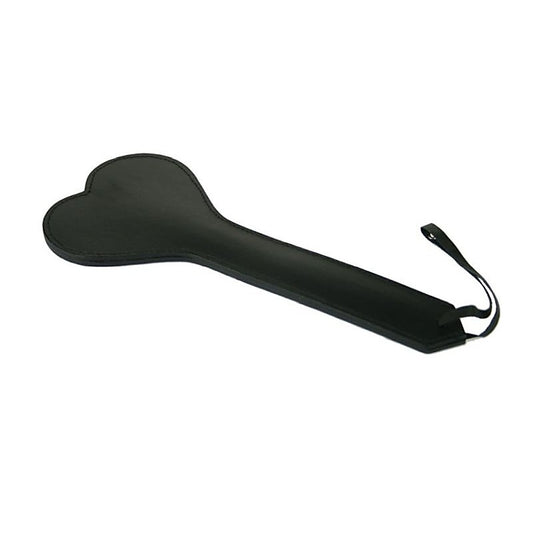 Rimba Heart Discipline Paddle by Hell's Couture - Paddles And Slappers