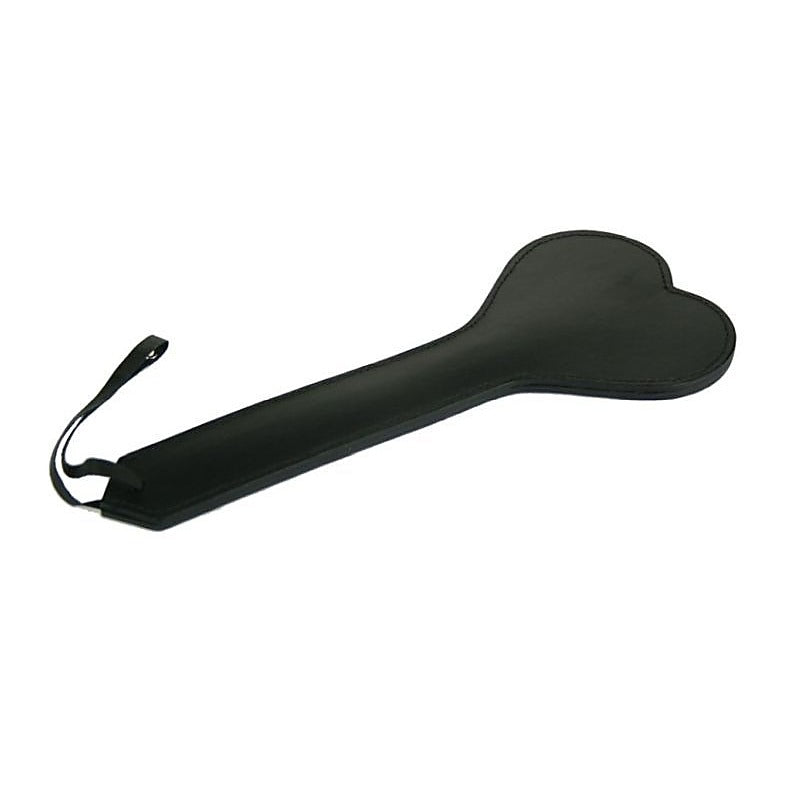 Rimba Heart Discipline Paddle by Hell's Couture - Paddles And Slappers