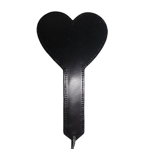 Rimba Heart Discipline Paddle by Hell's Couture - Paddles And Slappers