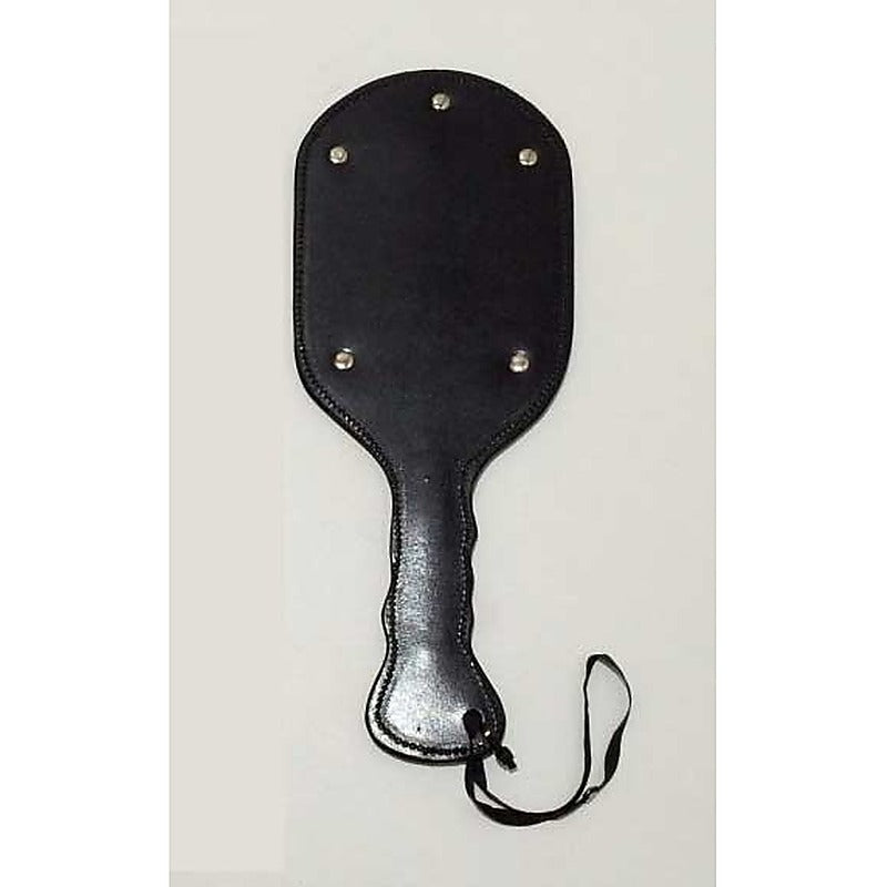 Ping Pong Wide Leather Paddle by Hell's Couture - Paddles And Slappers