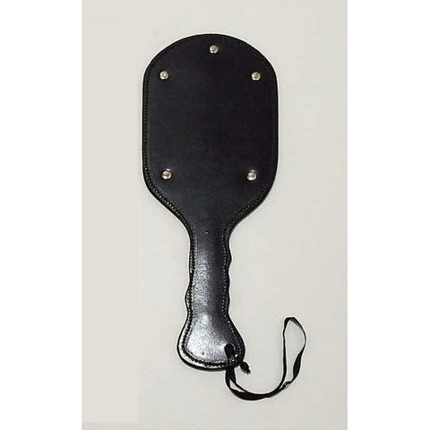 Ping Pong Wide Leather Paddle by Hell's Couture - Paddles And Slappers