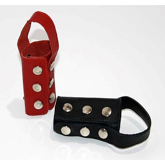 Leather Penis Sheath by Hell's Couture - Cock Rings