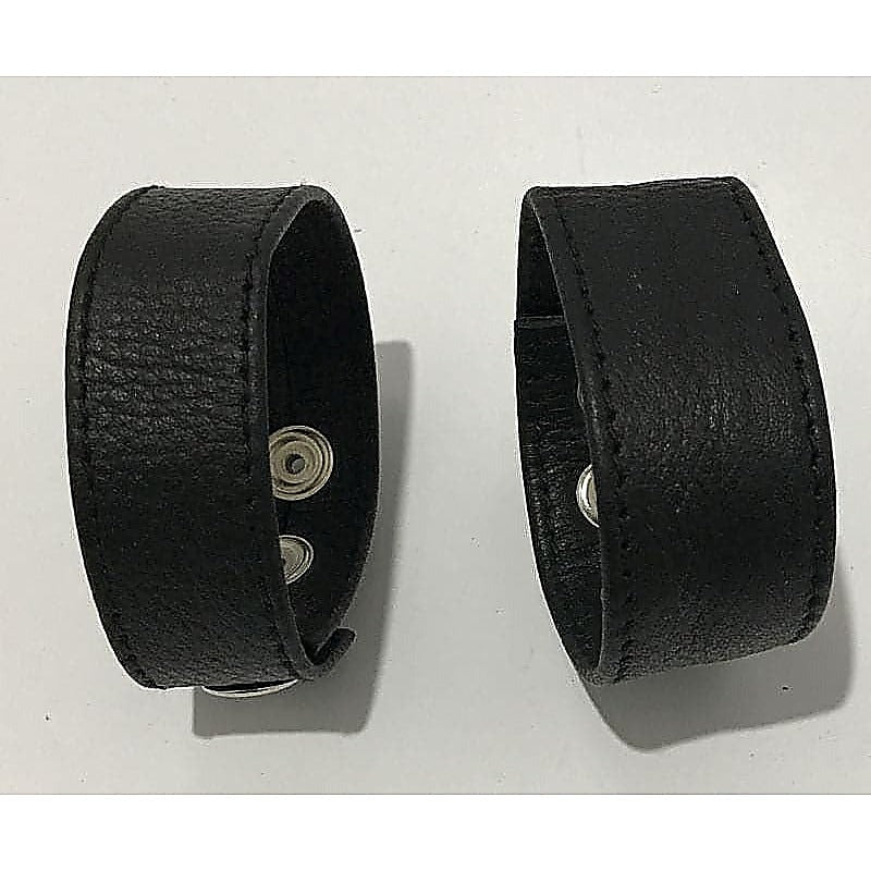 Three-Snap Buckle Leather Cock Ring by Hell's Couture - Cock Rings
