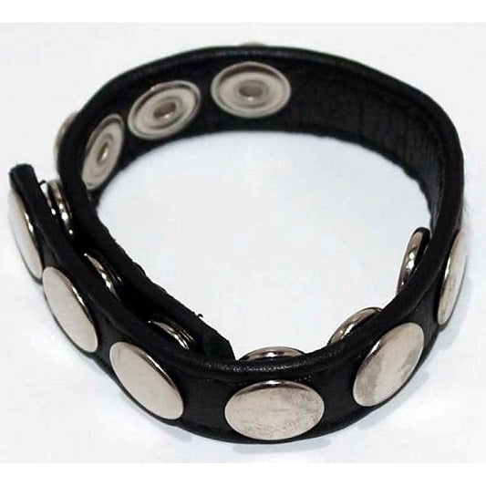 5 Speed Cock Ring with Studs by Hell's Couture - Ball and Cock Toys