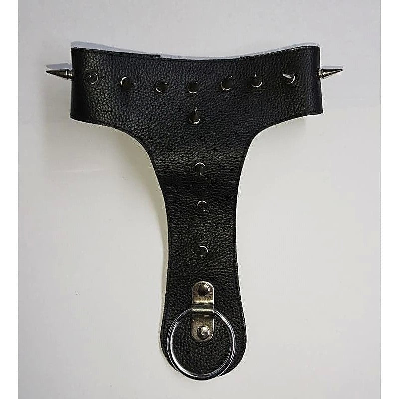 Devils Spiked Leather Collar by Hell's Couture - Cock Rings