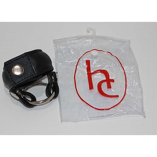 Slick Weighted Cock Ring by Hell's Couture - Ball And Cock Toys