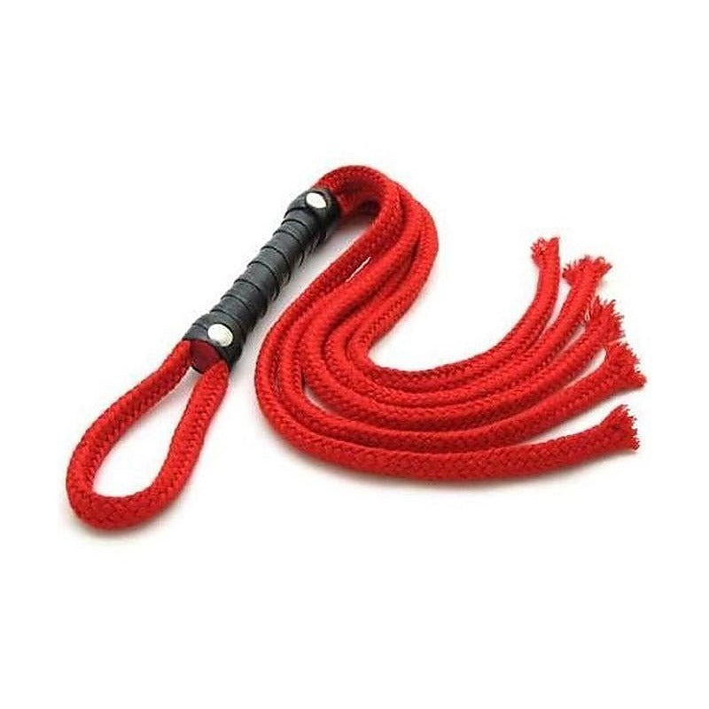 Sounds Naughty Shoelace Flogger by Hell's Couture - Whips And Crops