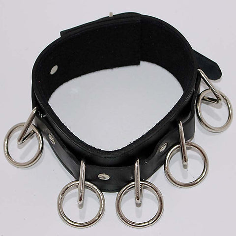 BDSM Leather Collar by Hell's Couture - Collars and Leads